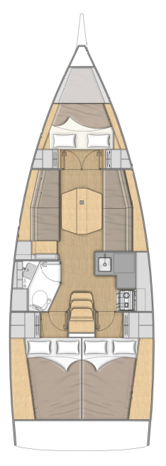 Segelboot mieten in Split - Bénéteau Oceanis 34.1