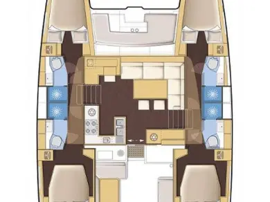 YachtCharter in Álimos - Lagoon Lagoon 450 F auf SamBoat