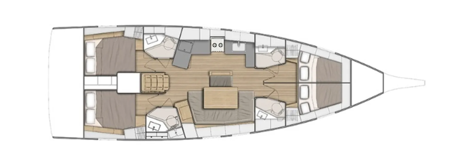 Segelboot mieten in Lefkáda - Bénéteau Oceanis 46.1