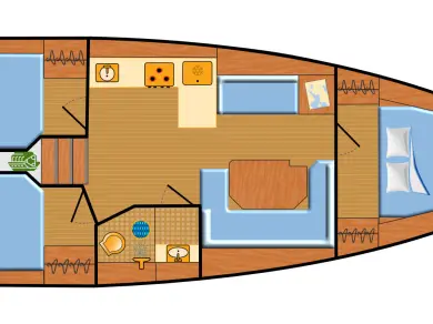 Vermietung Segelboot Bavaria mit Führerschein