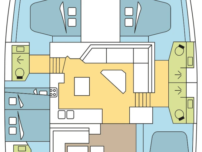 Fountaine Pajot Tanna 47 mieten Olbia