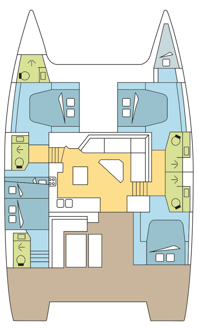 Fountaine Pajot Tanna 47 mieten Olbia