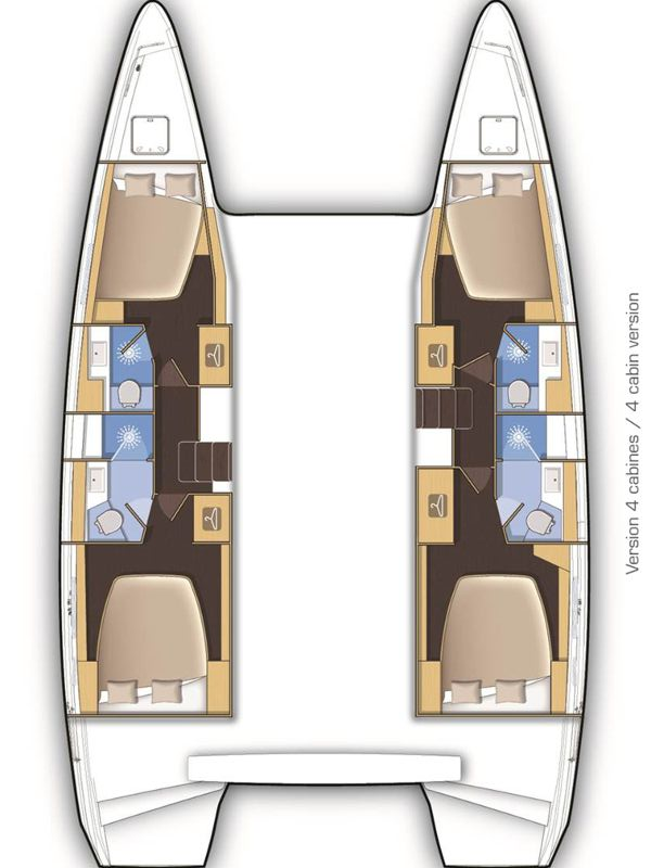 Vermietung Katamaran Lagoon mit Führerschein