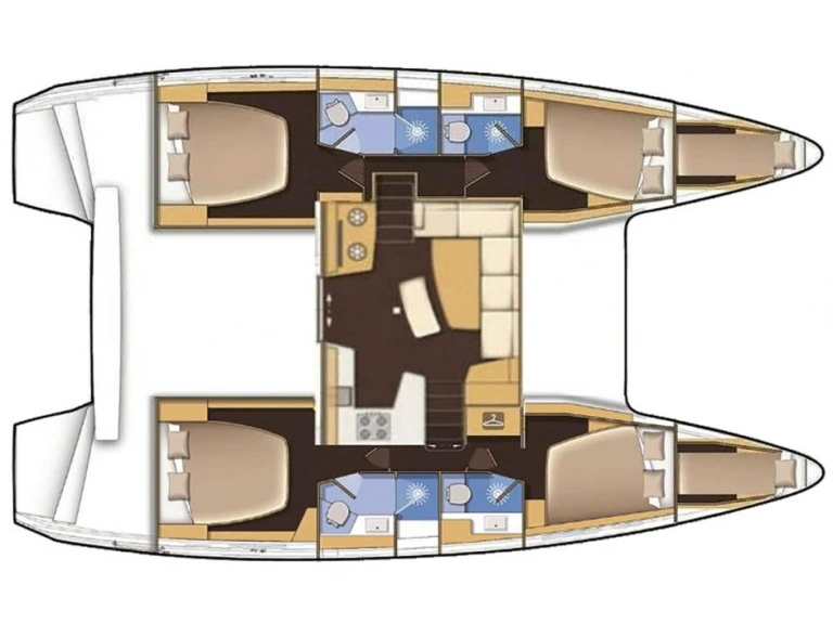 Boot mieten Le Marin günstig Lagoon 42