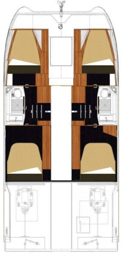 Vermietung Motorboot Fountaine Pajot mit Führerschein