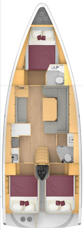 Vermietung Segelboot Bavaria mit Führerschein