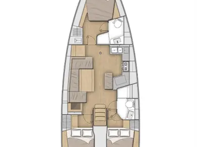 Segelboot mieten in Lefkáda - Bénéteau Oceanis 40.1