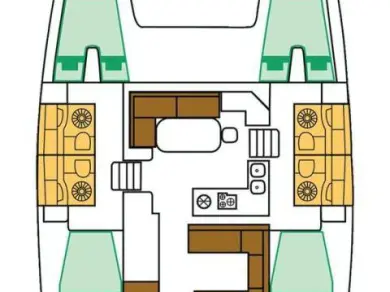 YachtCharter in Lavrion - Lagoon Lagoon 400 S2 auf SamBoat