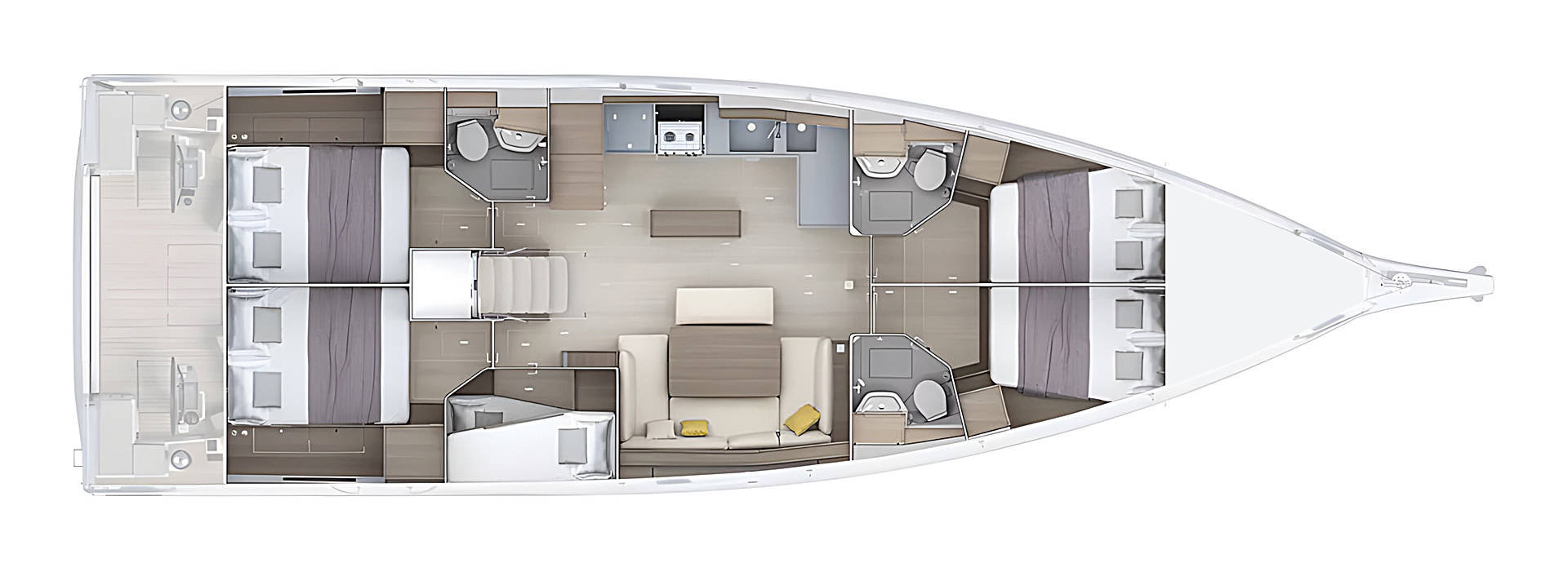 YachtCharter in Biograd na Moru - Bénéteau Oceanis 52 - 5. cab. auf SamBoat