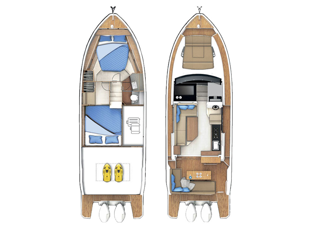 Ein Sealine Sealine C335V mieten in Kaštela
