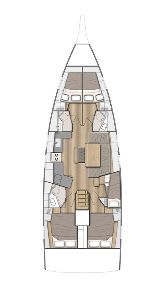 Boot mieten Préveza günstig Oceanis 46.1