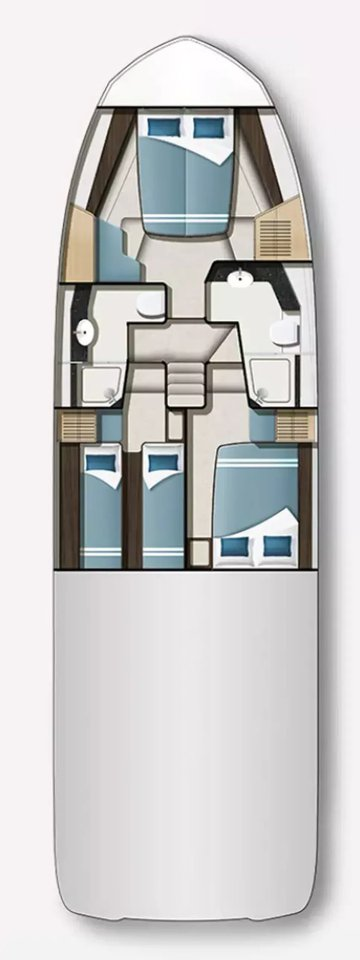 Boot mieten Punat günstig Galeon 420 Fly - 3 cab.