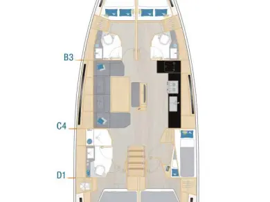 YachtCharter in Šibenik - Hanse Hanse 460 auf SamBoat