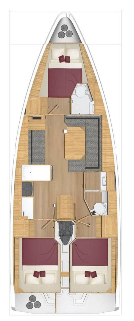 YachtCharter in Split - Bavaria Bavaria C38 auf SamBoat
