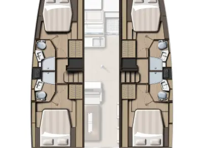 YachtCharter in Lefkáda - Bali Bali 4.4 auf SamBoat
