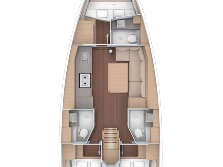 Segelboot mit oder ohne Skipper Dufour mieten in Lefkáda