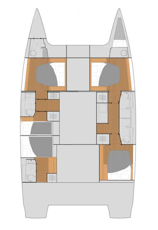 Bootsverleih Fountaine Pajot Tanna 47 Biograd na Moru Samboat