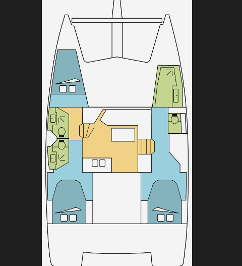 Vermietung Katamaran Fountaine Pajot mit Führerschein