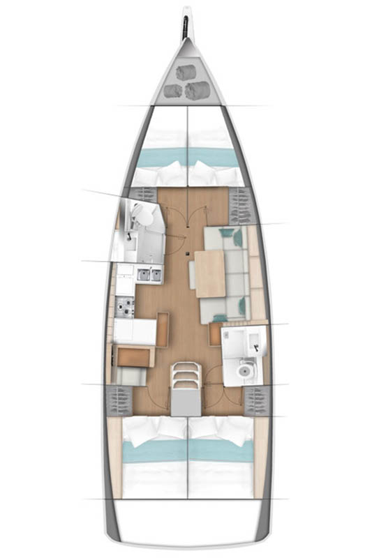 Jeanneau Sun Odyssey 440 mieten Seget Donji