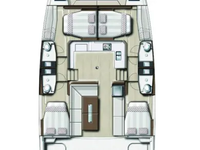 Boot mieten Biograd na Moru günstig Bali Catspace Voile