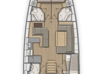 Vermietung Segelboot Bénéteau mit Führerschein