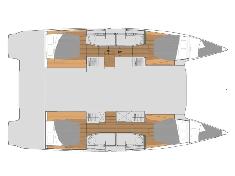 YachtCharter in Göcek - Fountaine Pajot Elba 45 auf SamBoat