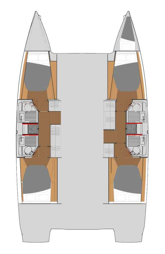 YachtCharter in Lefkáda - Fountaine Pajot Astrea 42 auf SamBoat