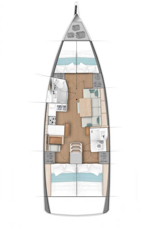 Bootsverleih Jeanneau Sun Odyssey 440 Seget Donji Samboat