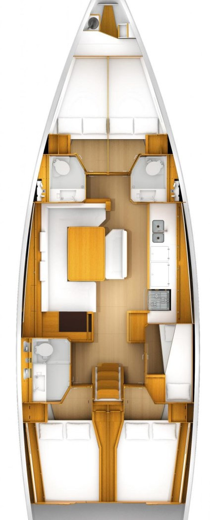 Segelboot mieten in Kaštela - Jeanneau Sun Odyssey 519