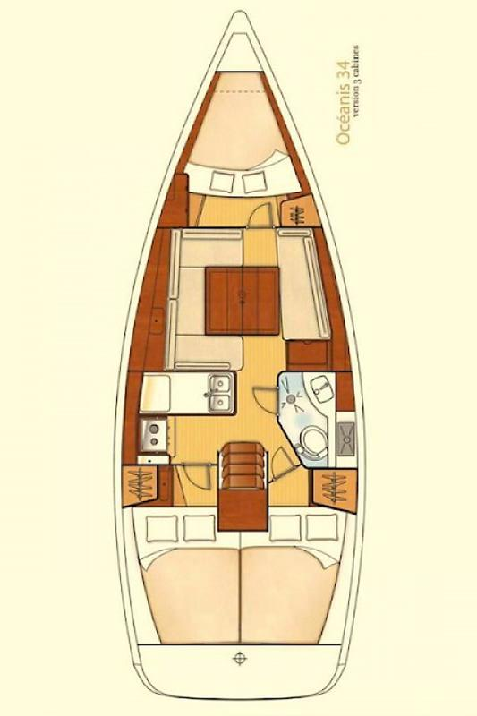 YachtCharter in Fethiye - Bénéteau Oceanis 34 auf SamBoat