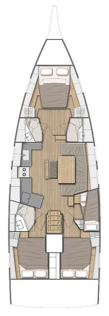 Vermietung Segelboot Bénéteau mit Führerschein