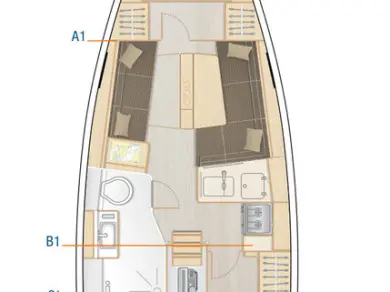 Ein Hanse Hanse 348 mieten in Heiligenhafen