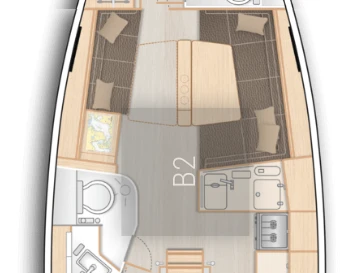 Boot mieten Flensburg günstig Hanse 388