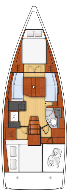 Bénéteau Oceanis 38.1 mieten Heiligenhafen