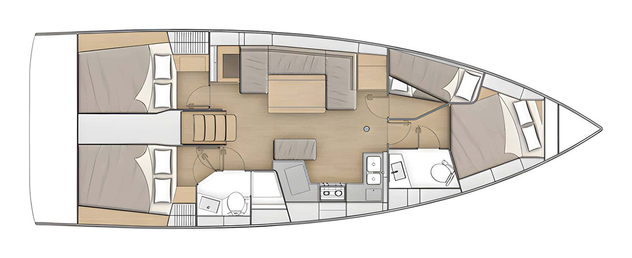 Bootsverleih Bénéteau Oceanis 40.1 Palma de Mallorca Samboat
