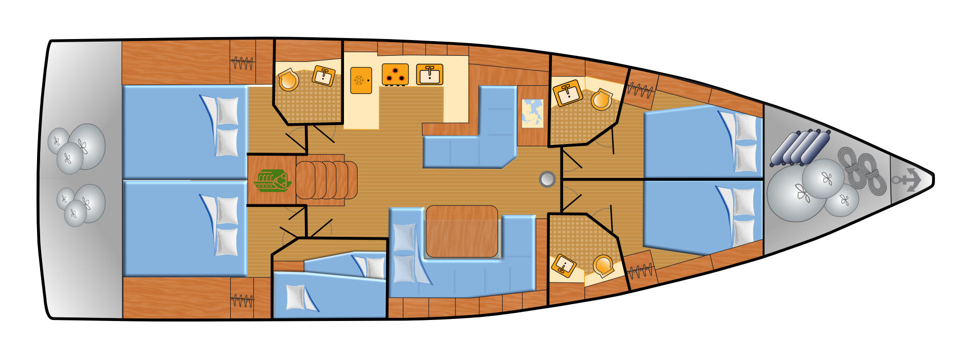 Boot mieten Can Pastilla günstig Oceanis 51.1