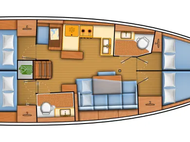 Bootsverleih Jeanneau Sun Odyssey 440 Biograd na Moru Samboat