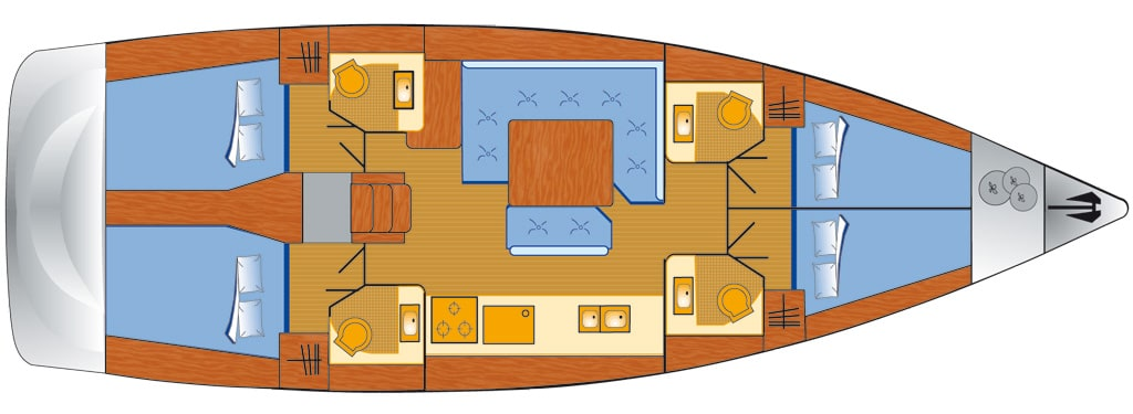 YachtCharter in Palma de Mallorca - Jeanneau Sun Odyssey 479 auf SamBoat