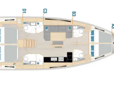 Segelboot mieten in Kaštela - Hanse Hanse 460