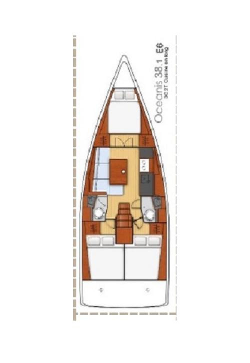 Ein Bénéteau Oceanis 38.1 mieten in Lefkáda