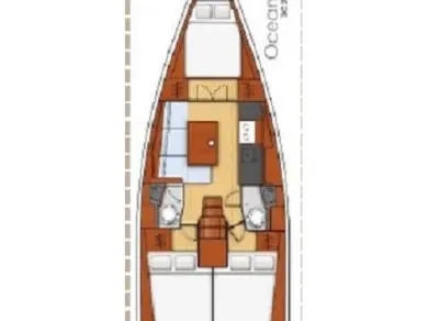 Ein Bénéteau Oceanis 38.1 mieten in Lefkáda