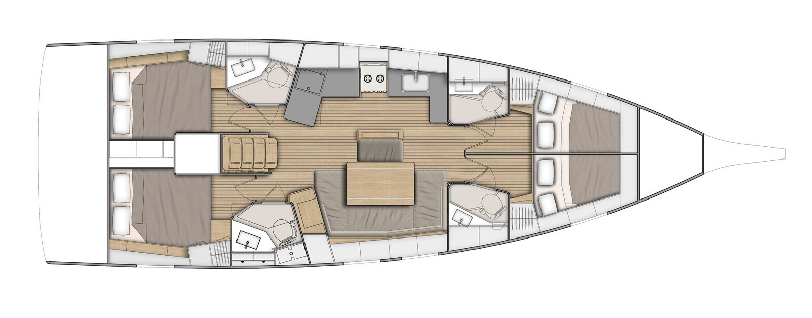 Segelboot mieten in Lefkáda - Bénéteau Oceanis 46.1