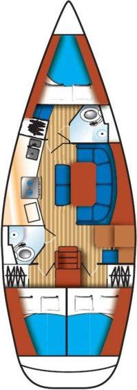 Vermietung Segelboot Jeanneau mit Führerschein