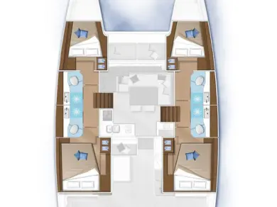 YachtCharter in Lefkáda - Lagoon Lagoon 42 auf SamBoat