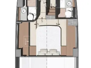 Ein Jeanneau Prestige 420 Fly - 2 cab. mieten in Pula