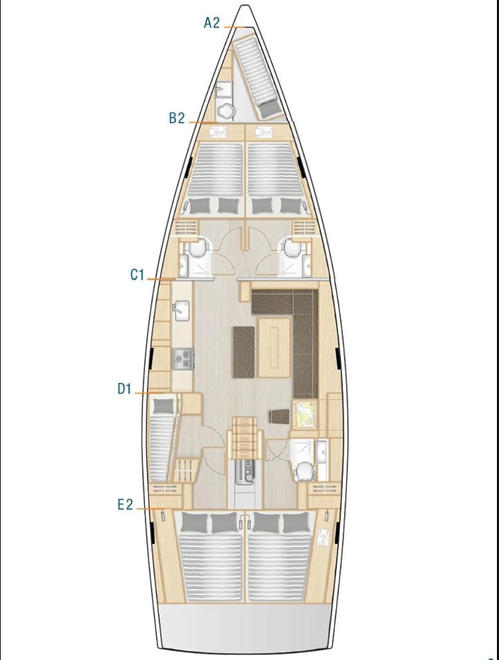 YachtCharter in Lefkáda - Hanse Hanse 508 auf SamBoat