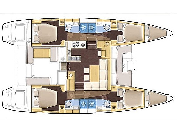 Ein Lagoon Lagoon 450 F mieten in Álimos