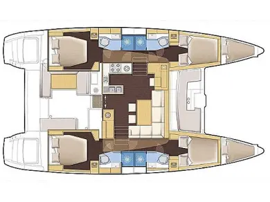 Ein Lagoon Lagoon 450 F mieten in Álimos