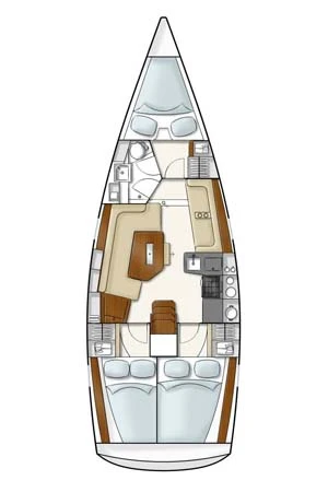 Segelboot mieten in Lefkáda - Hanse Hanse 350
