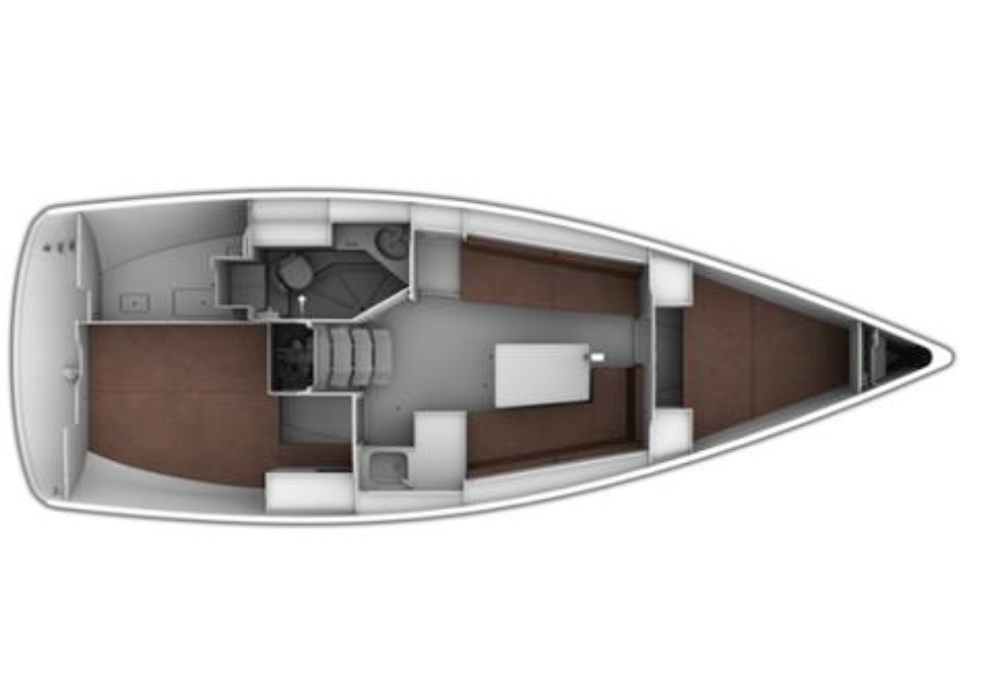 Vermietung Segelboot Bavaria mit Führerschein